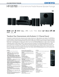 Onkyo HT-S3700 Product Sheet