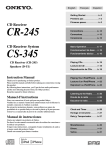 Onkyo CS-345 Owner's Manual