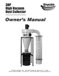 Oneida Air Systems 2005c3HP User's Manual