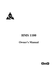 On-Q/Legrand HMS 1100 User's Manual