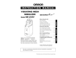 Omron NE-U22V User's Manual