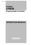 Omron CPM2B User's Manual