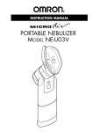 Omron Nebulizer NE-U03V User's Manual