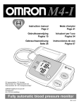Omron M4-I User's Manual