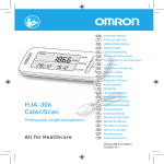 Omron hja-306 User's Manual
