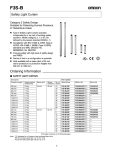 Omron F3S-B User's Manual