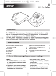 Omron Healthcare MX3 User's Manual