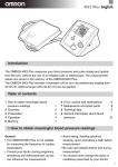 Omron Healthcare MX3 Plus User's Manual