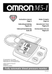Omron Healthcare M5-I User's Manual