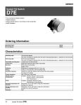 Omron Healthcare D7E User's Manual