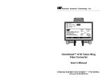 Omnitron Systems Technology 4/16 Token Ring Fiber Converter OmniHawk User's Manual