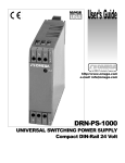 Omega DRN-PS-1000 User's Manual
