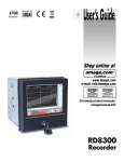 Omega Speaker Systems Rercorder RD8300 User's Manual