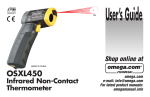 Omega Engineering OSXL450 User's Manual