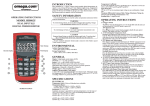 Omega Engineering HH802U User's Manual