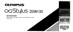 Olympus Stylus Zoom 130 Operating Instructions