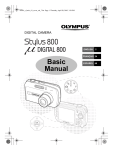 Olympus Stylus 800 Basic manual