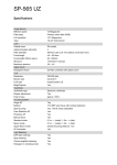 Olympus SP-565 UZ User's Manual