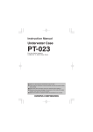 Olympus PT 023 User's Manual