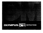 Olympus OM-1 Operating Instructions