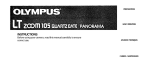 Olympus LT Zoom 105 User's Manual