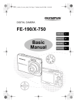 Olympus FE-190/X-750 User's Manual