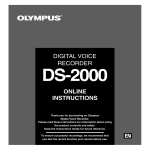 Olympus DS2000 User's Manual
