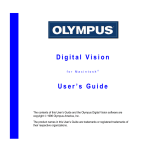 Olympus Digital Vision software User's Manual