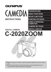Olympus CAMEDIA C-2020 User's Manual