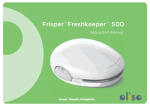 Oliso Freshkeeper 500 User's Manual