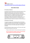 Olicom BT202BIL01 User's Manual