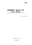 Oki JOB60851 User's Manual