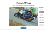 Ohlins SHOCK ABSORBERS MOTORCYCLE ROAD & TRACK User's Manual