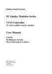 Oakley VCO 5U User's Manual