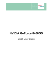 Nvidia GeForce 8400GS User's Manual