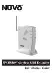 Nuvo Telephone NV-USBW User's Manual