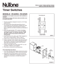 NuTone VS-62WH User's Manual