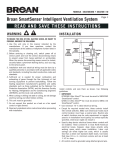 NuTone ssQTXe080 User's Manual