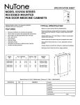 NuTone 935/936 User's Manual