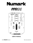 Numark Industries PPD01 User's Manual