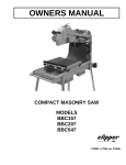 Norton Abrasives BBC157 User's Manual