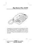 Northwestern Bell Big Button W/Braille 20200 User's Manual