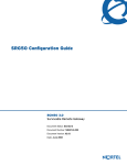 Nortel Networks SRG50 User's Manual