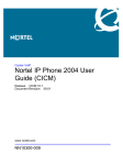 Nortel Networks NN10300-009 User's Manual