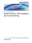 Nortel Networks IP Phone 1535 User's Manual