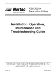 Nortec Steam Humidifiers User's Manual