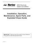 Nortec Industries MES ElectrodeSteam Humidifiers User's Manual