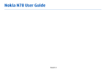 Nokia N78 User Guide