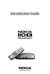 Nokia MEDIAMASTER 110S User's Manual