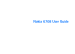 Nokia 6708 User's Manual